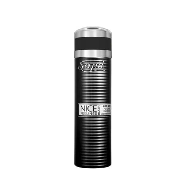 Sapil <small>Sapil Nice Feeling Black Deodorant for Men-200ml</small>