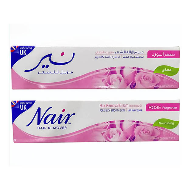 NAIR <small>NAIR ROSE FRAGRANCE HAIR REMOVAL CREAM - 110G</small>