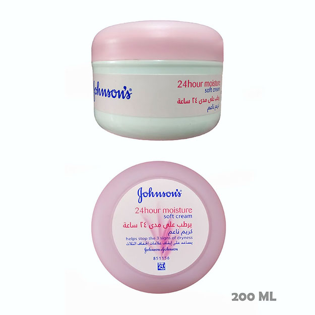 Johnsons Johnsons 24 Hour Moisture Soft Cream (200Ml)