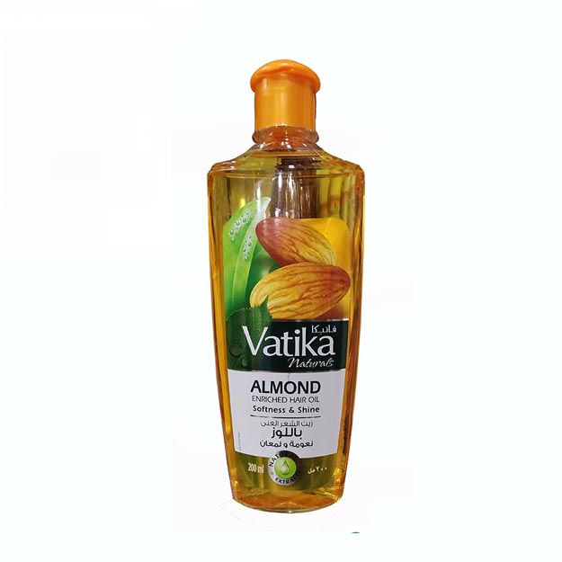 Vatika <small> VATIKA NATURAL ALMOND IMPORTED Hair Oil 200gm</small>