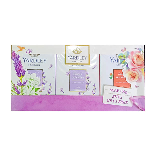 Yardley <small>Yardley London soap(buy 2 get 1 free) 100g x 3</small>