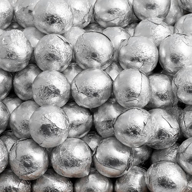 Silver Silver Chocolate balls 1kg