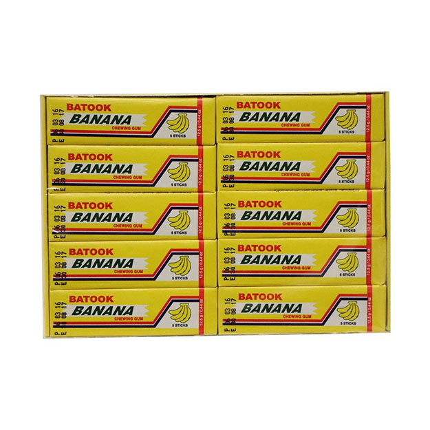 Batook Batook Banana Chewing gum (20 pcs)250g