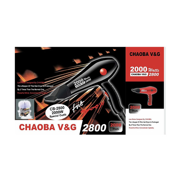 CHAOBA <small>CHAOBA 2000 Watts Professional Hair Dryer </small>