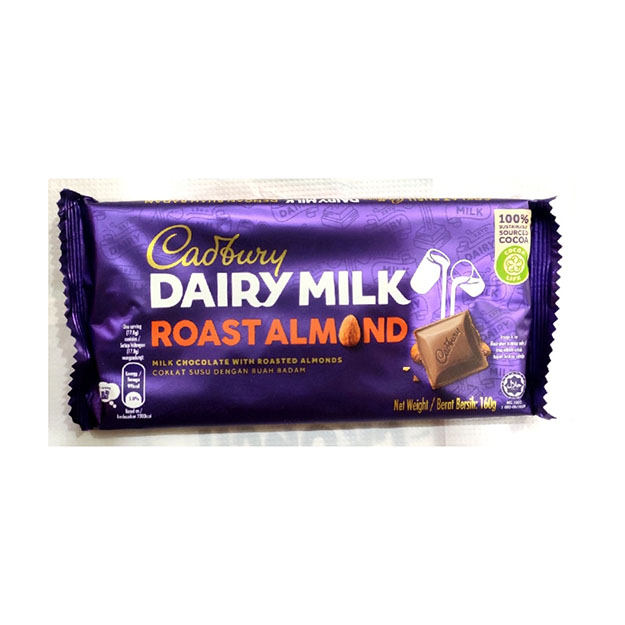 Dairy Milk Dairy Milk Roast Almond Imported -(160 g )