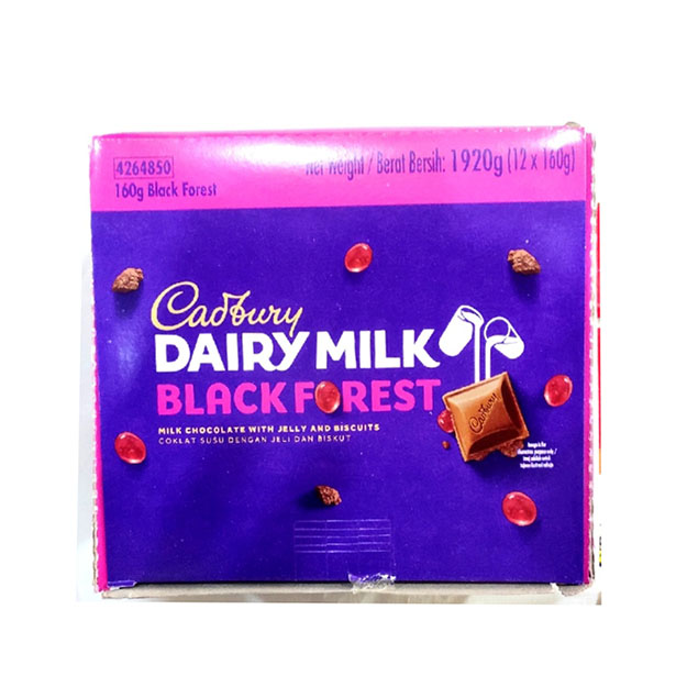 Dairy Milk - Dairy Milk Black forest Imported -(160 g ×12 ) 