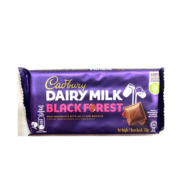 Dairy Milk <small>Dairy Milk Black Forest Imported -(160 g )</small>