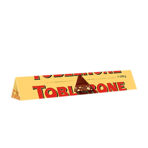 Toblerone - Toblerone milk chocolate with honey & almond 100gm