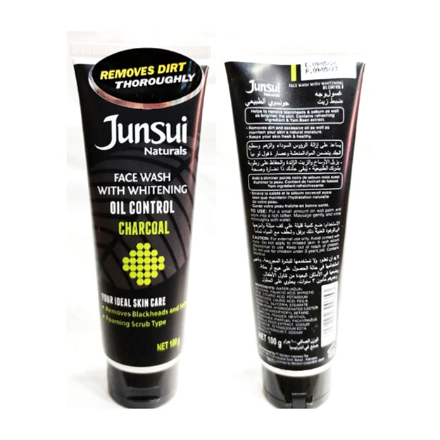 Junsai Junsai face wash charcoal 100 gm