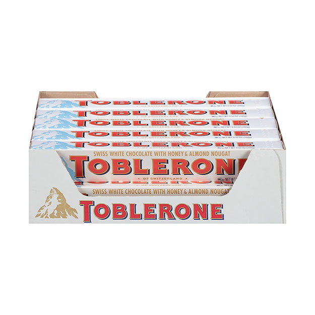 Toblerone Toblerone White chocolate bars 20 x100g