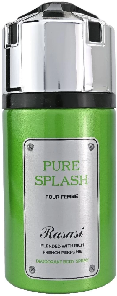 rasasi <small>rasasi Pure Splash Deodorant Spray For Women 250ml</small>