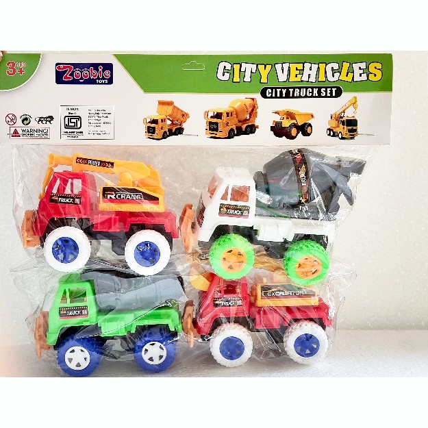 GTOY City Vehicle 4 set