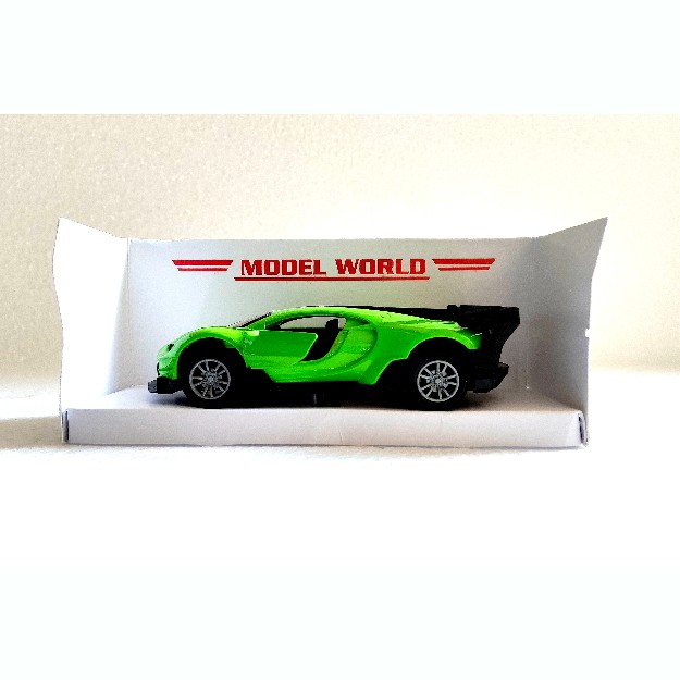 GTOY Bugatti green mini metal car