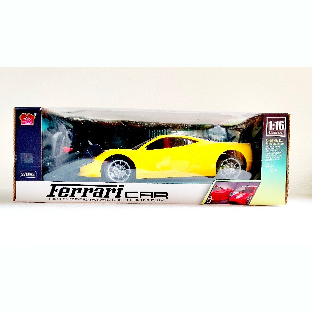 GTOY Ferrari car remote yellow