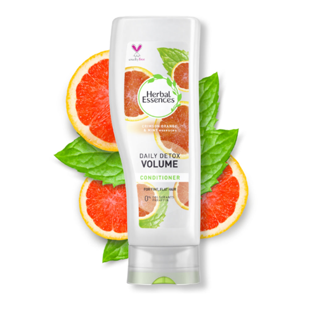 Herbal Essance  Herbal Essences Daily Detox Volume Crimson Orange & Mint Conditioner 400ml