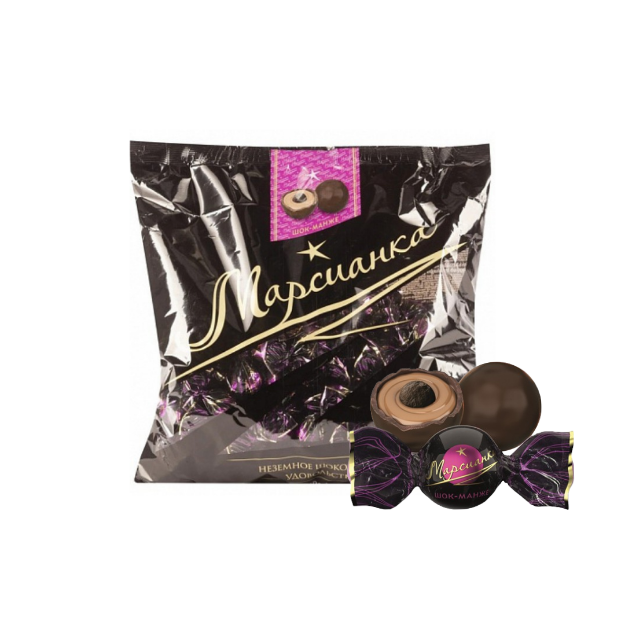 MARSIANKA SHOCK- MANJE CANDIES CHOCOLATE (MADE IN RUSSIA )Truffles 1000g