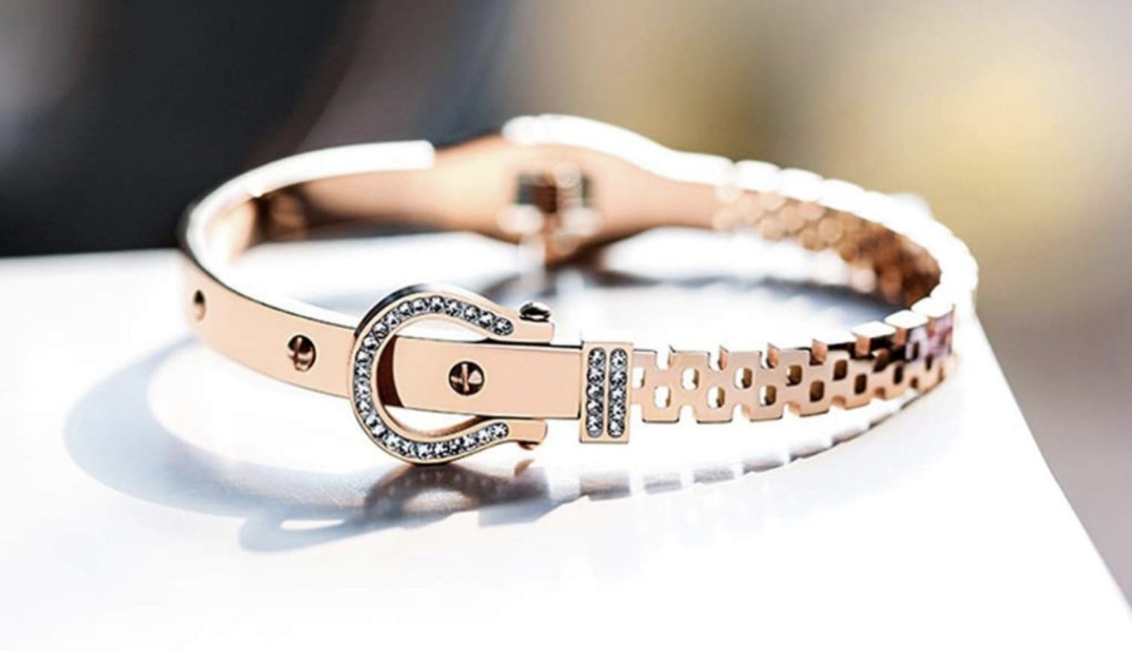 GULFQUALITY 海湾品质 <small>Bangle Rose gold adjustable</small>