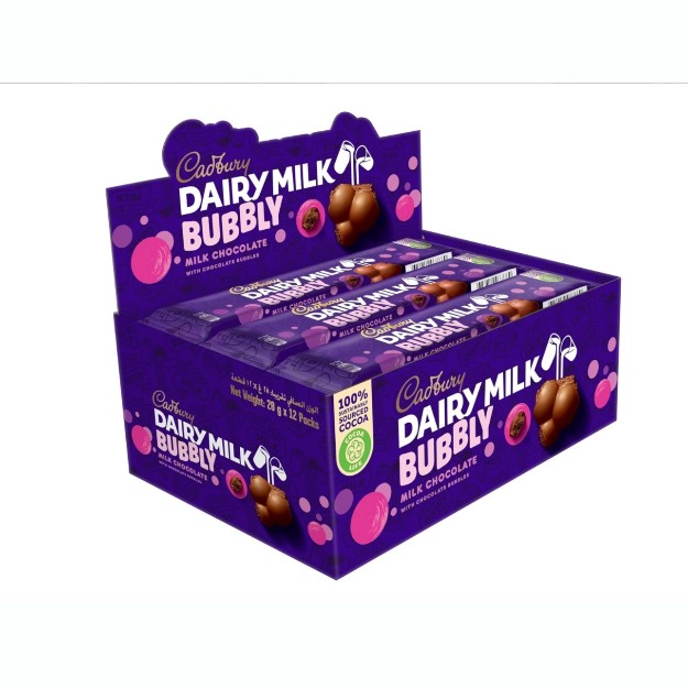 Dairy Milk <small>Dairy Milk BUBBLY Imported[12*28g]</small>