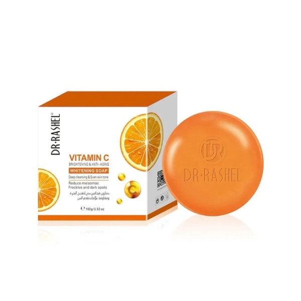 DR.RASHEL  <small>Dr.Rashel Vitamin C Skin Whitening Soap  100gm</small>