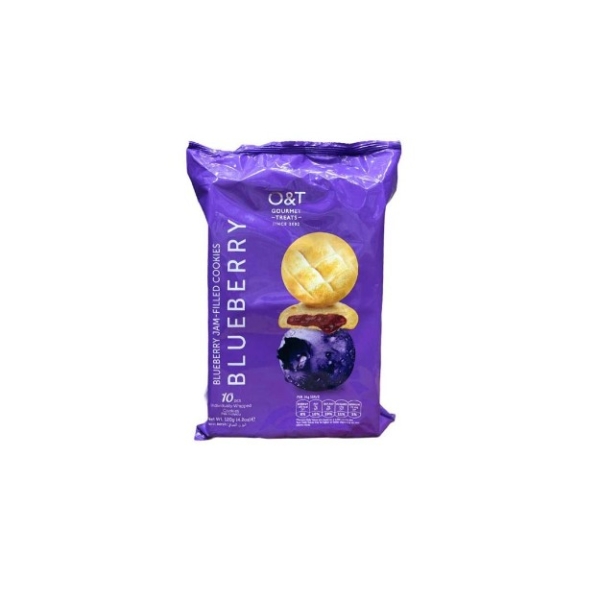 O&T  <small>O&T Gourmet Treats Blueberry JAM Filled Cookies 120g</small>