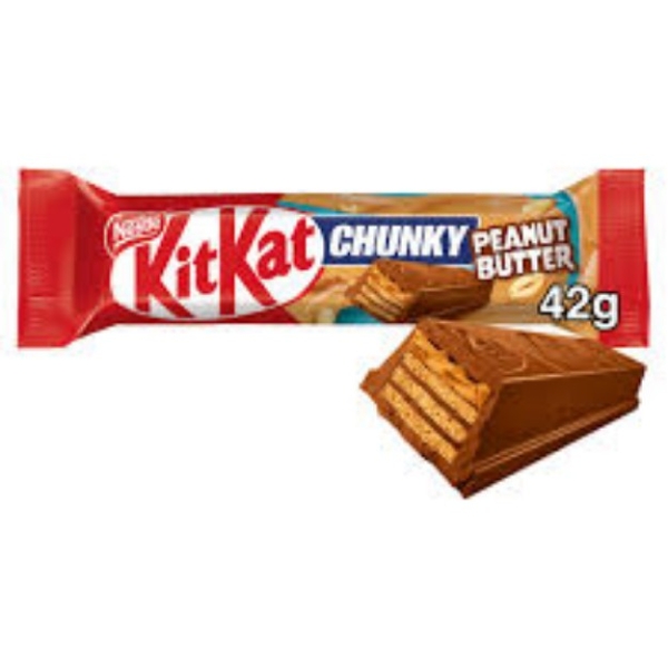 NESTLE KitKat Chunky Peanut Butter Chocolate Bar 42g