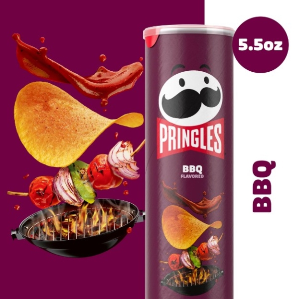 PRINGLES Pringles Bbq Potato Crisps 158g