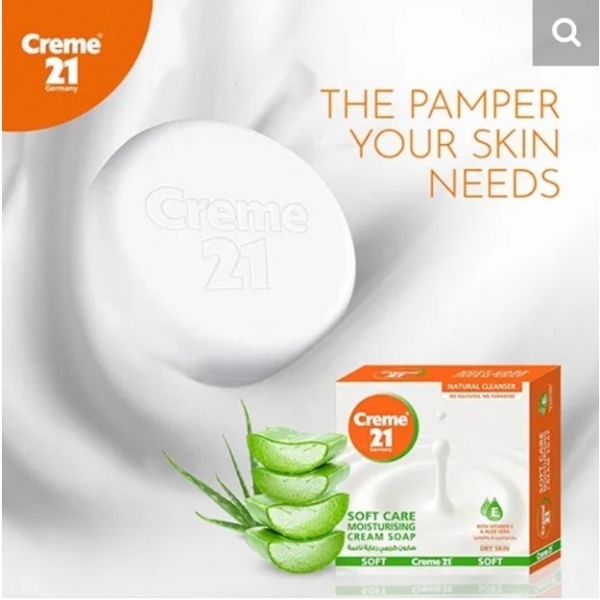 CREAM 21 CREAM 21 SOFT CARE Moisturising cream soap 125g