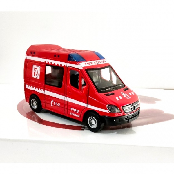 GULF QUALITY湾海湾品质 FIRE AMBULANCE METAL with music and light