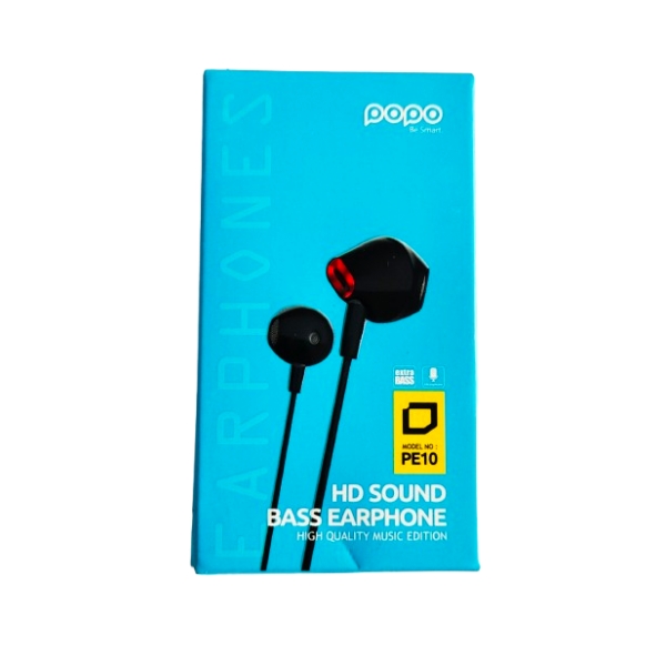 POPO HD SOUND BASS EARPHONE PE10