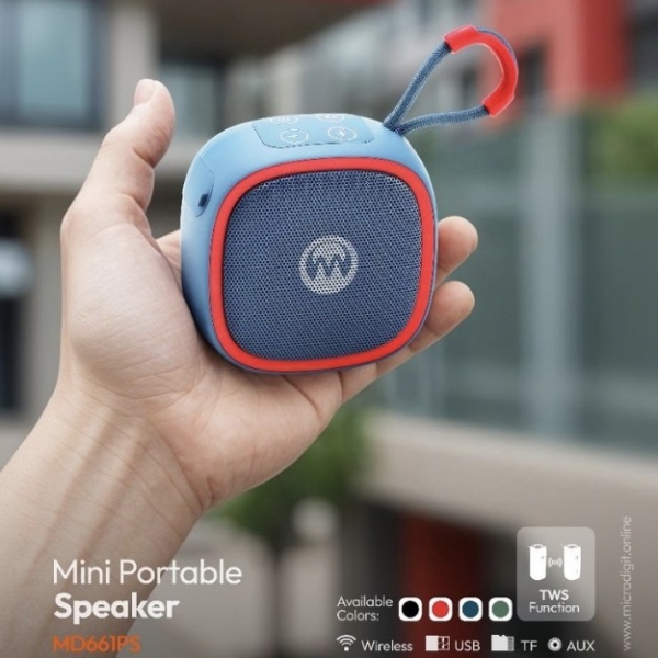 MICRODIGIT MINI PORTABLE SPEAKER MD661PS