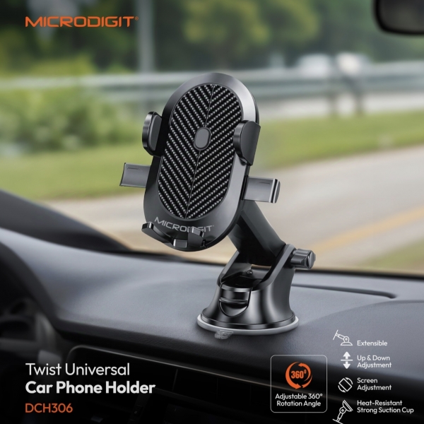 MICRODIGIT TWIST UNIVERSAL CAR HOLDER DC306