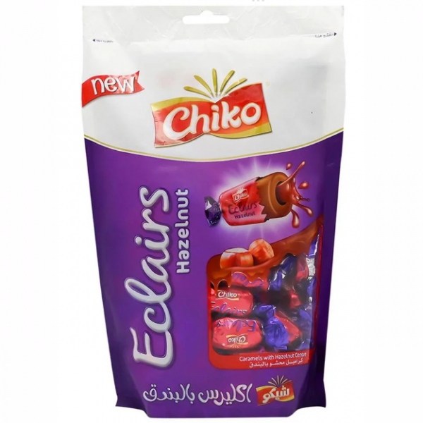 Chiko  Chiko Caramels with Hazelnut Eclairs 750 g