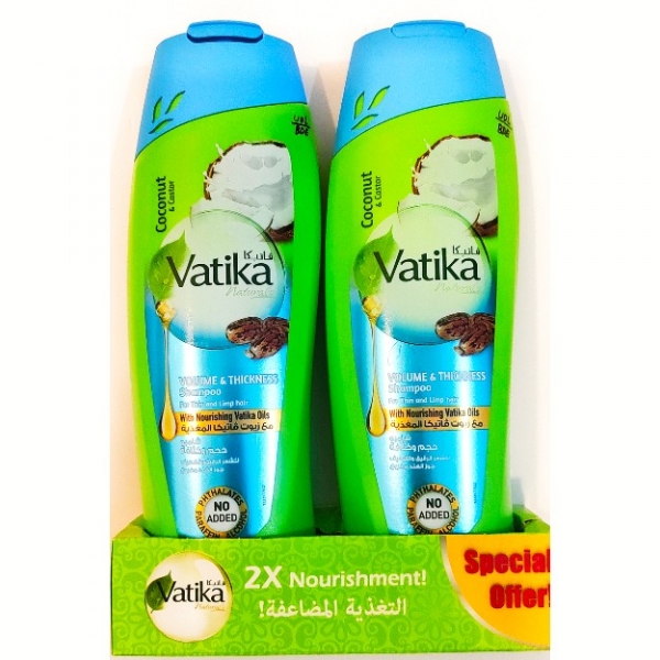 Vatika Coconut & castor shampoo 400 ml (1 ps)