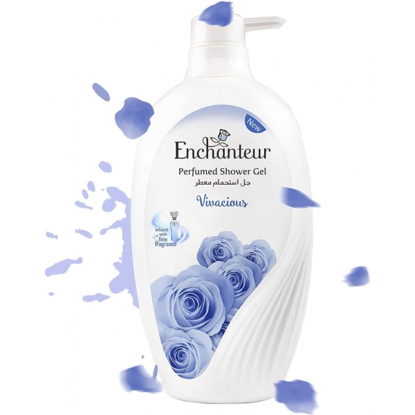 ENCHANTEUR <small>VIVACIOUS PERFUMED SHOWER GEL- 550 ML</small>