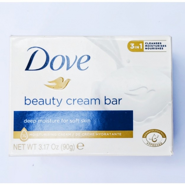 DOVE DOVE beauty cream bar  deep moisture  for soft skin  90g