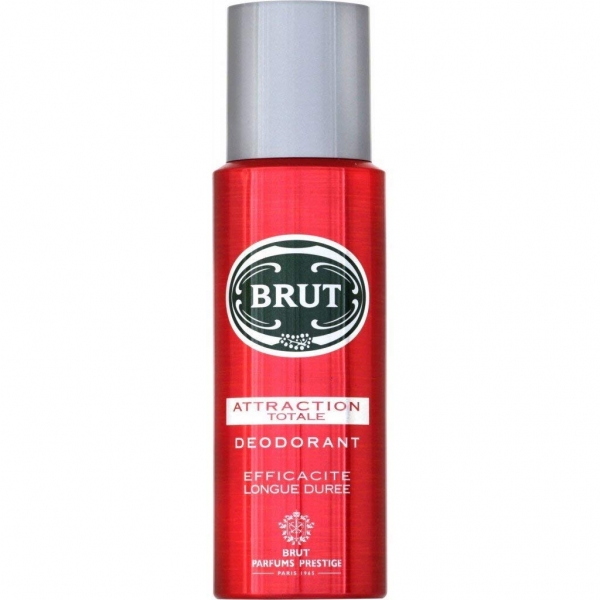 BRUT Brut Attraction Total Deodorant Spray for Men Red 200ml