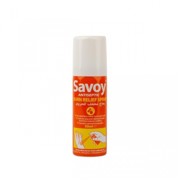 SAVOY Savoy Burn Relief Spray Multipurpose and Portable Spray 50ML