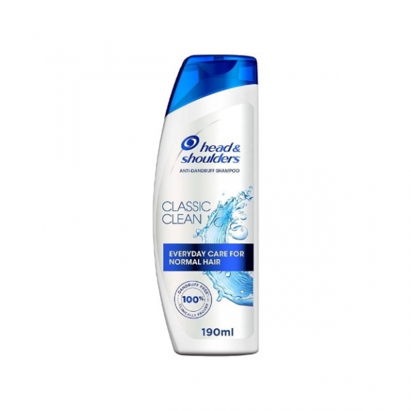HEAD & SHOULDERS  CLASSIC CLEAN ANTI-DANDRUFF SHAMPOO 190ML