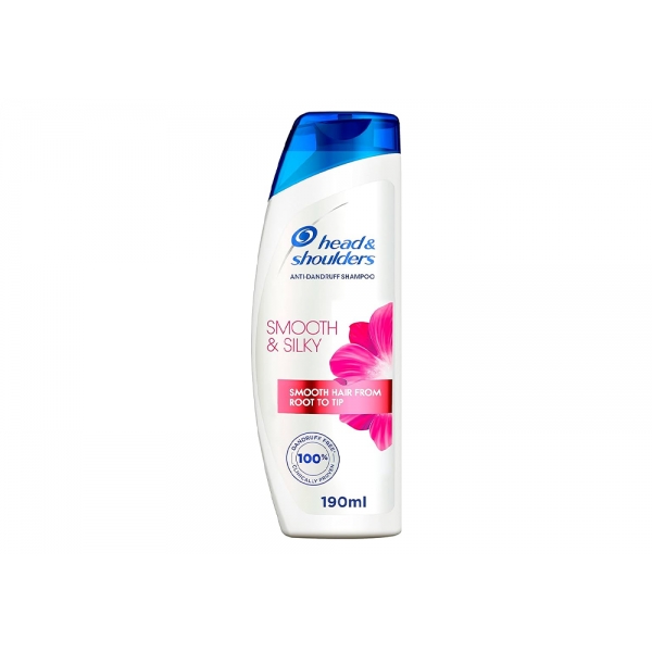 HEAD & SHOULDERS  SMOOTH & SILKY ANTI-DANDREFF SHAMPOO 190ML