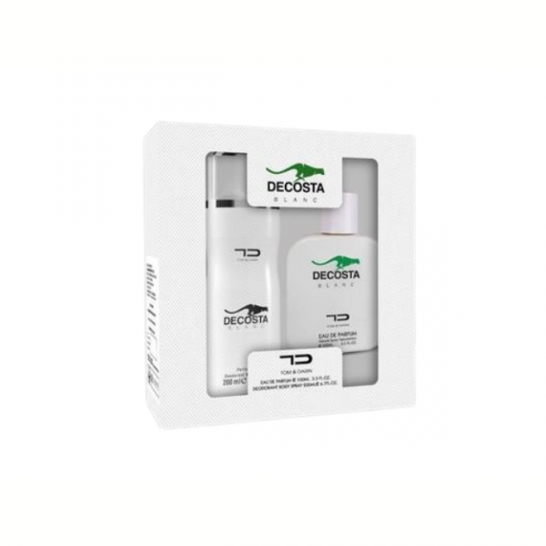 TOM & DARIN  DECOSTA BLANC EAU DE PERFUM 100ML & DEODORANT BODY SPRAY 200ML