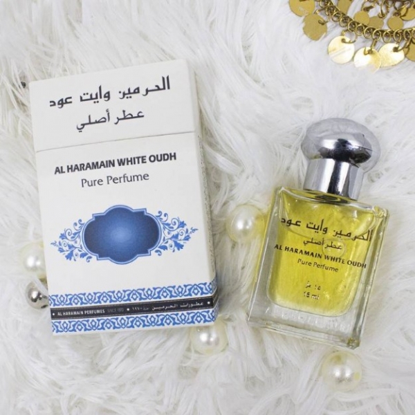 AL HARAMAIN  HARAMAIN WHITE OUDH  PURE PERFUME 15ML