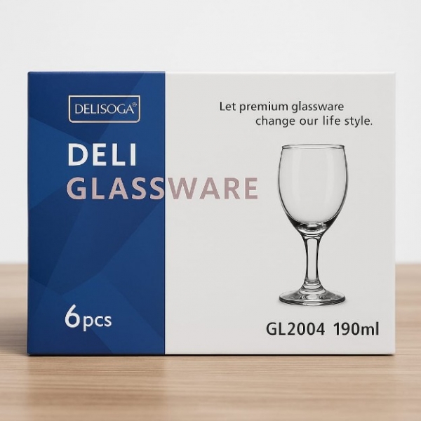 DELISOGA DELI GLASS WARE GL2004  6x190ml