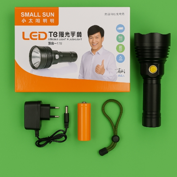 GULFQUALITY 海湾品质 SMALL SUN LED STRONG LIGHT FLASHLIGHT  T176