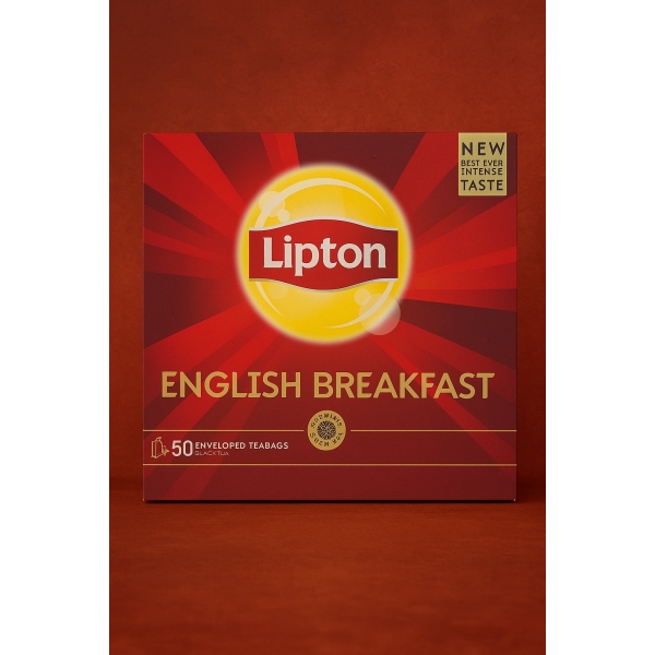 LIPTON English Breakfast (50enveloped teabags)