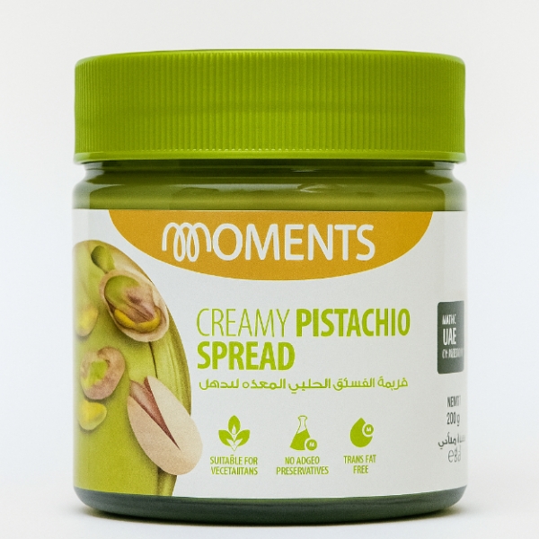 Moments Creamy Pistachio Spread 200gm