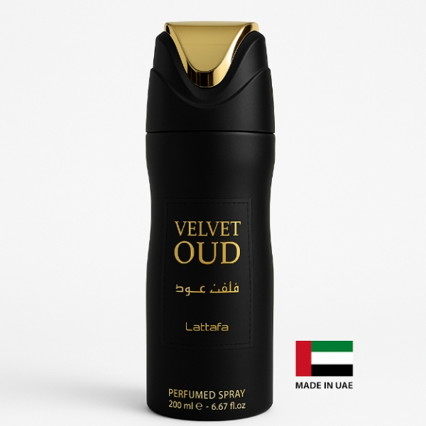 Lattafa Lattafa Velvet Oud Deodorant Perfumed Body Spray F