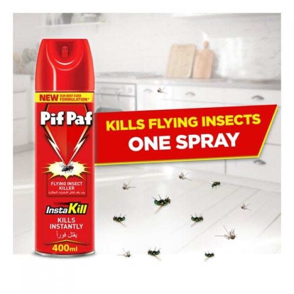 PIF PAF Pif Paf Mosquito & Fly Killer Spray 400ml