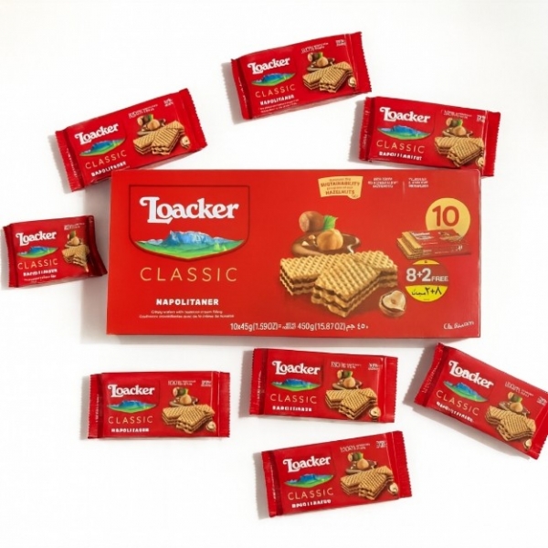 Loaker loaker napolitaner 10* 45gm 