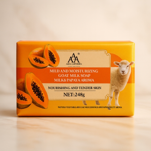 AAA INTERNATIONAL MILD &MOISTURIZING GOAT MILK SOAP PAPPAYA 248 GM