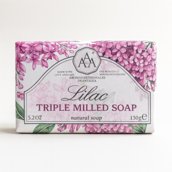 AAA INTERNATIONAL LILAC MILLED SOAP 150 GM
